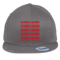 Latina Divina Flat Bill Snapback Cap | Artistshot