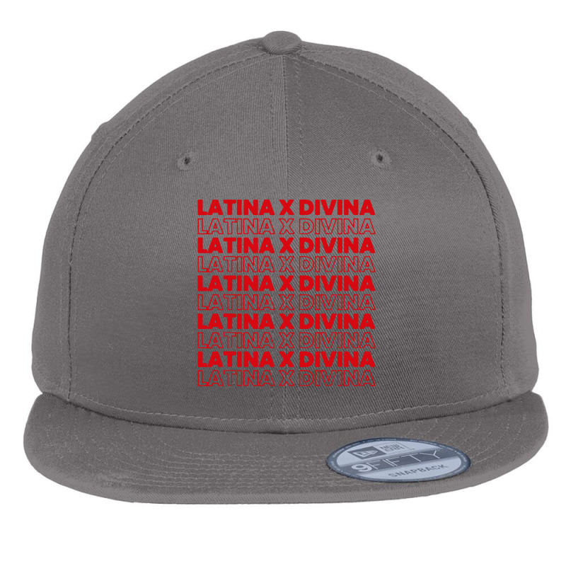 Latina Divina Flat Bill Snapback Cap by KennethShop | Artistshot