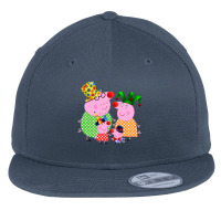 Peppa Pig Flat Bill Snapback Cap | Artistshot