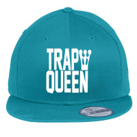 King Trap Queen New Flat Bill Snapback Cap | Artistshot