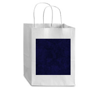 Dark Blue Velvet Cub Paper Bag - 8 X 4 1/2 X 10 1/4 | Artistshot