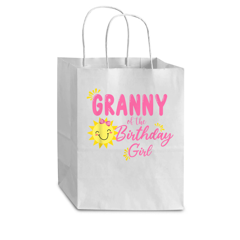 Granny Of Sunshine 1st Birthday Sunshine Girl Birthday T Shirt Cub Paper Bag - 8 X 4 1/2 X 10 1/4 | Artistshot