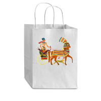 Ramesses Ii On An Egyptian Chariot T Shirt Cub Paper Bag - 8 X 4 1/2 X 10 1/4 | Artistshot