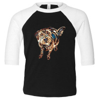 Cute And Obedient Dog Sitting Toddler 3/4 Sleeve Tee | Artistshot