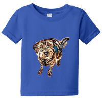 Cute And Obedient Dog Sitting Baby Tee | Artistshot