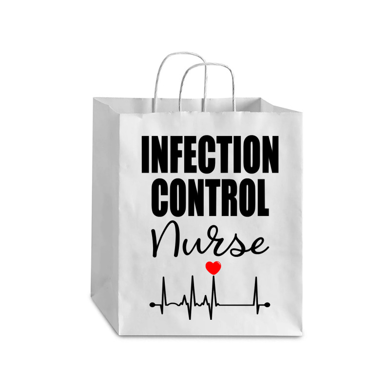 Infection Control Nurse Sweatshirt Debie Paper Bag - 10 X 5 X 13 | Artistshot