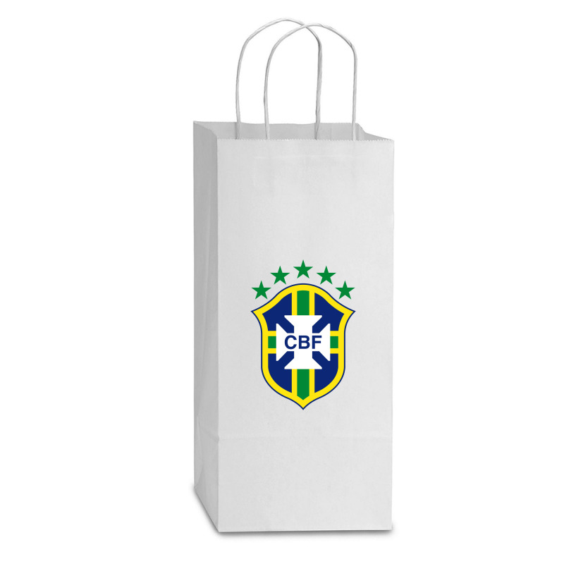 Brazil Double Wine Paper Bag - 6 1/2 X 3 1/2 X 12 3/8 | Artistshot