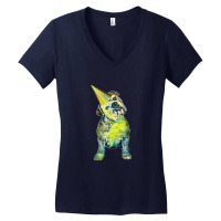 Cute And Funny Bulldog Purebr Women's V-neck T-shirt | Artistshot