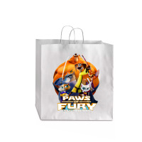 Paws Of Fury Jumbo Paper Bag - 18 X 7 X 18 3/4 | Artistshot