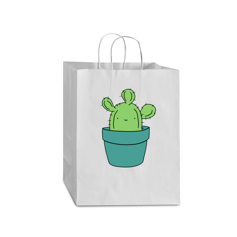 Cute Silly Cactus Mart Paper Bag -13 X 7 X 17 | Artistshot