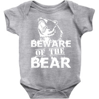 Beware Of The Bear Baby Bodysuit | Artistshot