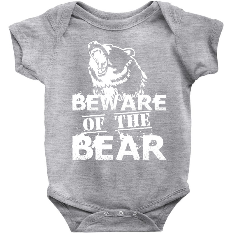 Beware Of The Bear Baby Bodysuit by SabriAcar | Artistshot