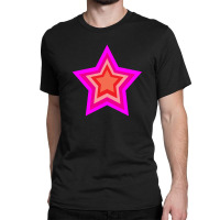 Lightning Star Red Star Orange Star Yellow Star Peach Star Teal Star Classic T-shirt | Artistshot