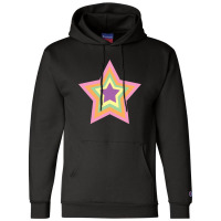 Lightning Star Red Star Orange Star Yellow Star Peach Star Teal Star Champion Hoodie | Artistshot