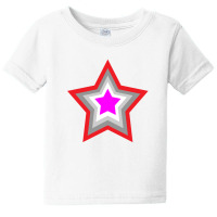 Lightning Star Red Star Orange Star Yellow Star Peach Star Teal Star Baby Tee | Artistshot