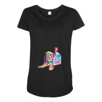 Adorable Little Yorkshire Ter Maternity Scoop Neck T-shirt | Artistshot