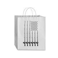 American Flag Fishing Sticker Traveler Paper Bag -13 X 6 X 15 3/4 | Artistshot