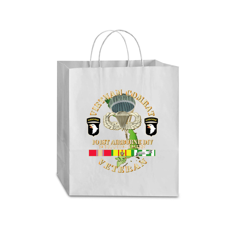 Vietnam Coombat Veteran W 101st Airborne Traveler Paper Bag -13 X 6 X 15 3/4 | Artistshot