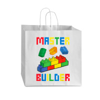 Brick Builder Funny Blocks Building Master Builder Toys Kids Vogue Paper Bag - 16 X 6 X 12 | Artistshot