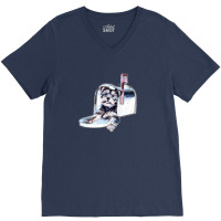 Cute Puppy Delivered To A Mai V-neck Tee | Artistshot