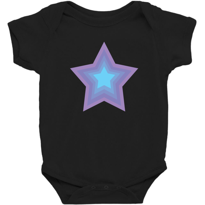 Lightning Star Red Star Orange Star Yellow Star Peach Star Teal Star Baby Bodysuit by Terasshot | Artistshot