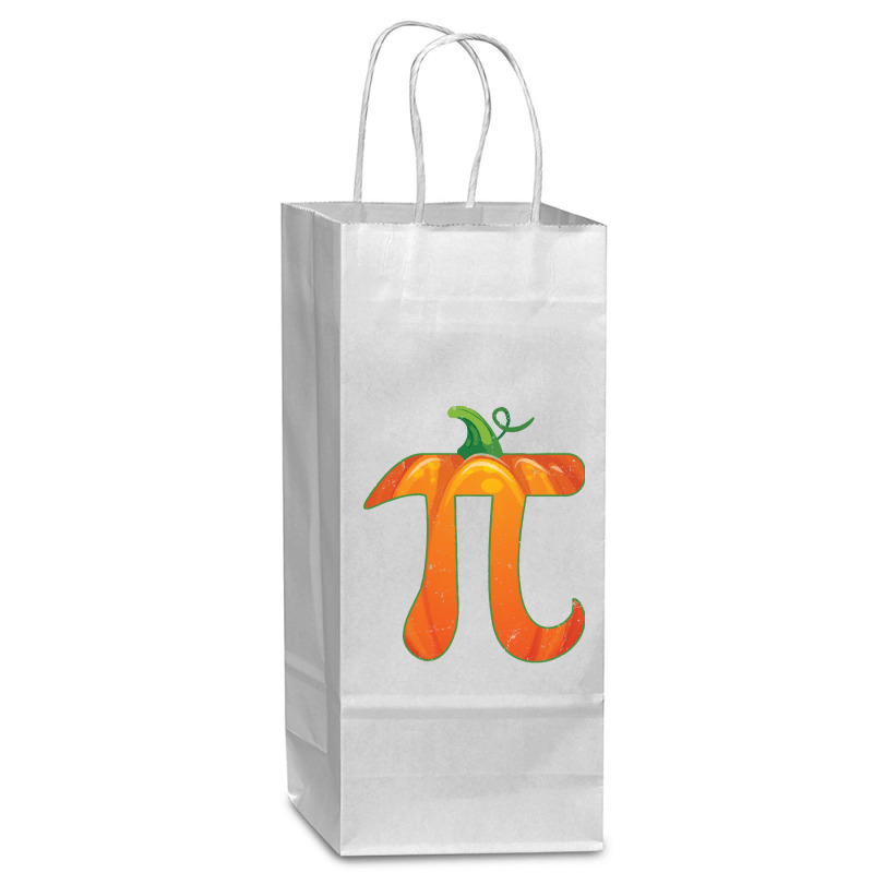 Pumpkin Pi Halloween Costume T  Shirt Funny Pumpkin Pi Halloween Costu Wine Paper Bag - 5 1/2 X 3 1/4 X 13 | Artistshot