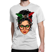 Mexican Latina Girl Messy Bun Classic T-shirt | Artistshot