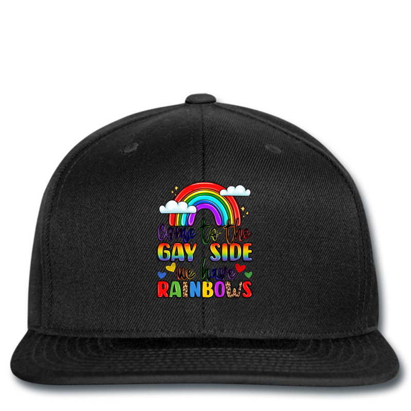 Come To The Gay Side We Have Rainbows Printed hat by LillyAllenDesigns | Artistshot