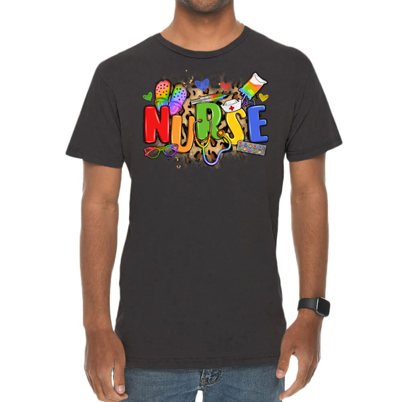 Nurse Pride Vintage T-Shirt by LillyAllenDesigns | Artistshot