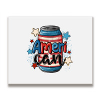 American Can Cooler Metal Print Horizontal | Artistshot