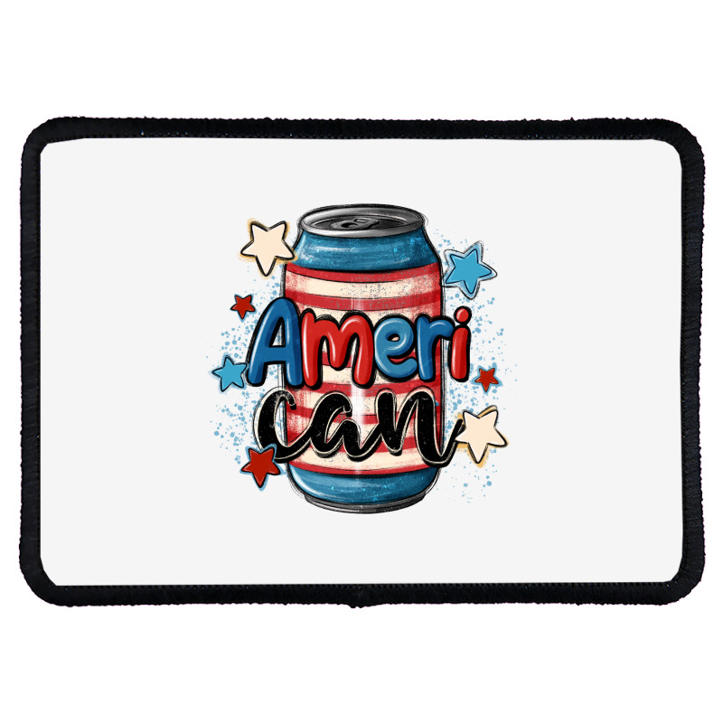 American Can Cooler Rectangle Patch | Artistshot