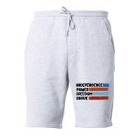 Indepence Power Freedom Brave Fleece Short | Artistshot