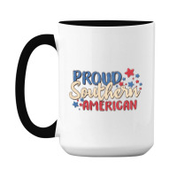 Proud Southern American 15 Oz Coffee Mug | Artistshot