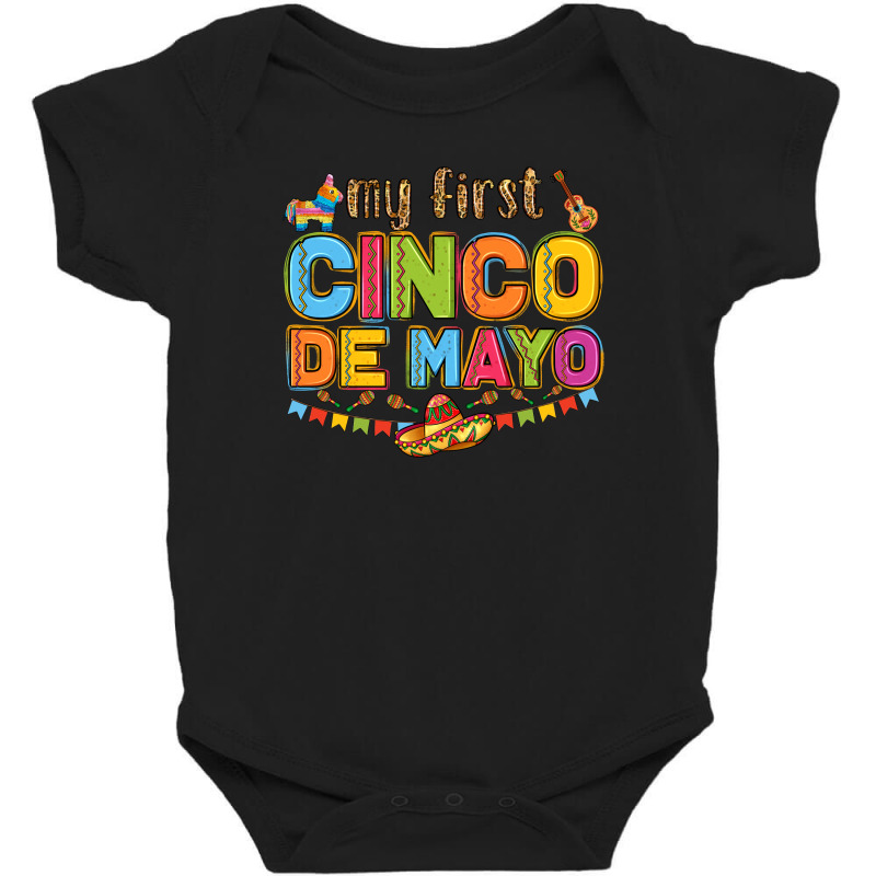 My First Cinco De Mayo Baby Bodysuit by LillyAllenDesigns | Artistshot