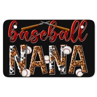 Baseball Nana With Leopard Atv License Plate | Artistshot