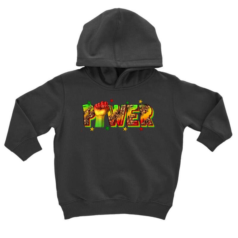 Power Juneteenth Toddler Hoodie | Artistshot