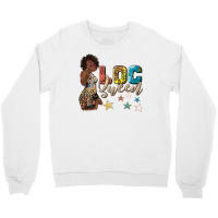 Afro Woman Loc Queen Crewneck Sweatshirt | Artistshot