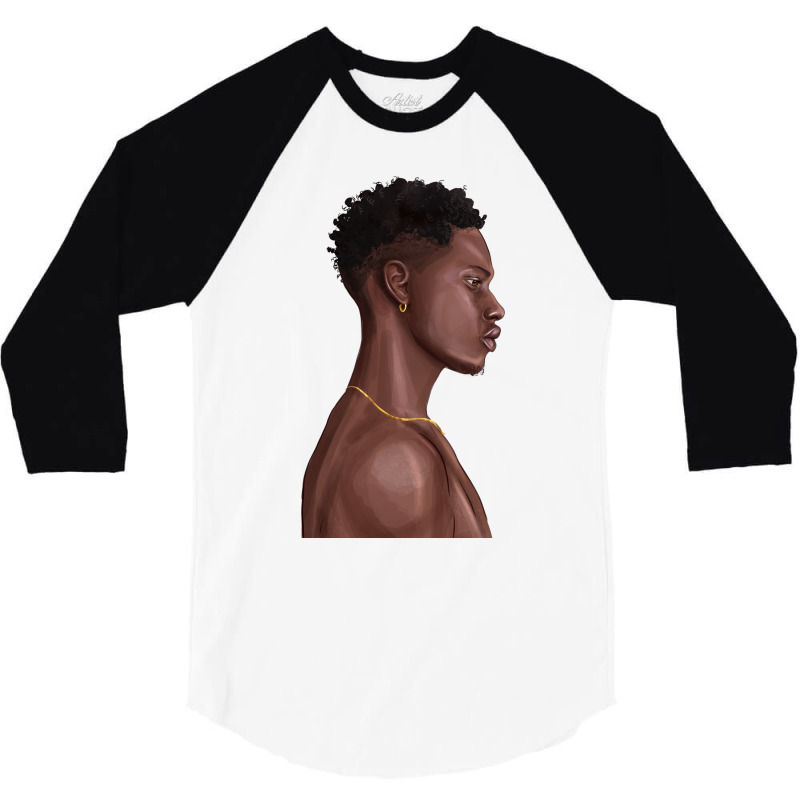 Afro Black Man 3/4 Sleeve Shirt by texasbilliewilder | Artistshot