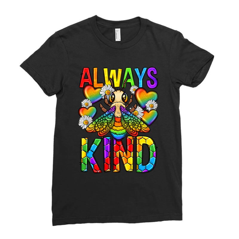 Always Bee Kind Pride Lgbtq Ladies Fitted T-shirt | Artistshot