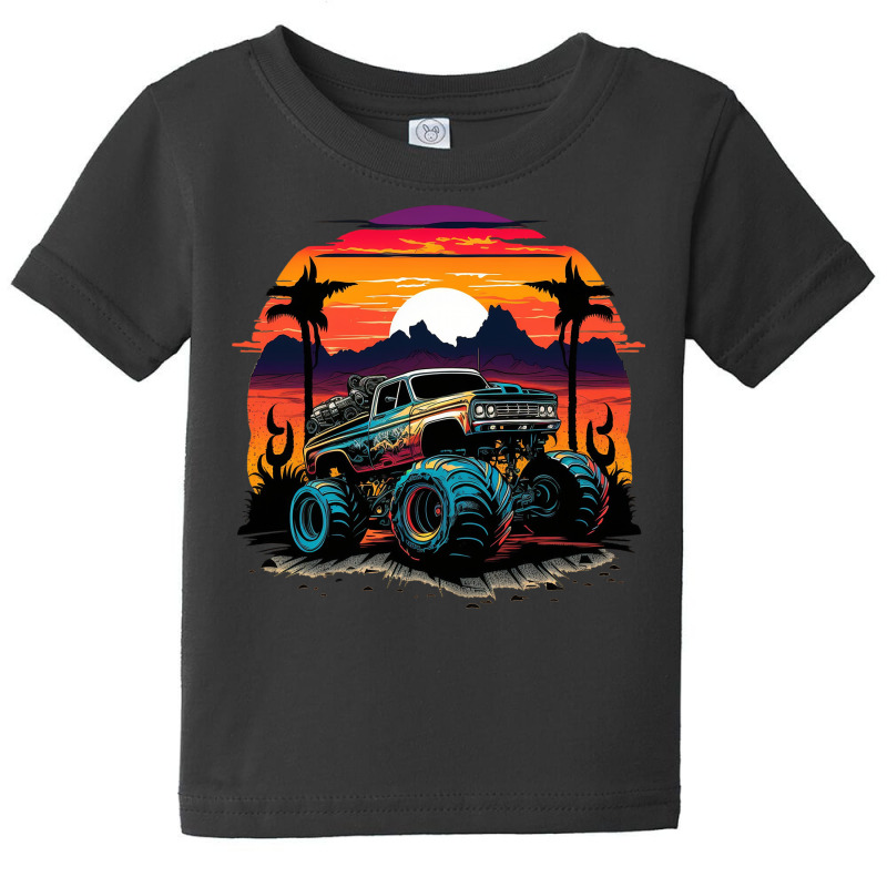 Monster Car Design Driving Baby Tee | Artistshot