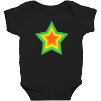 Lightning Star Red Star Orange Star Yellow Star Peach Star Teal Star Baby Bodysuit | Artistshot