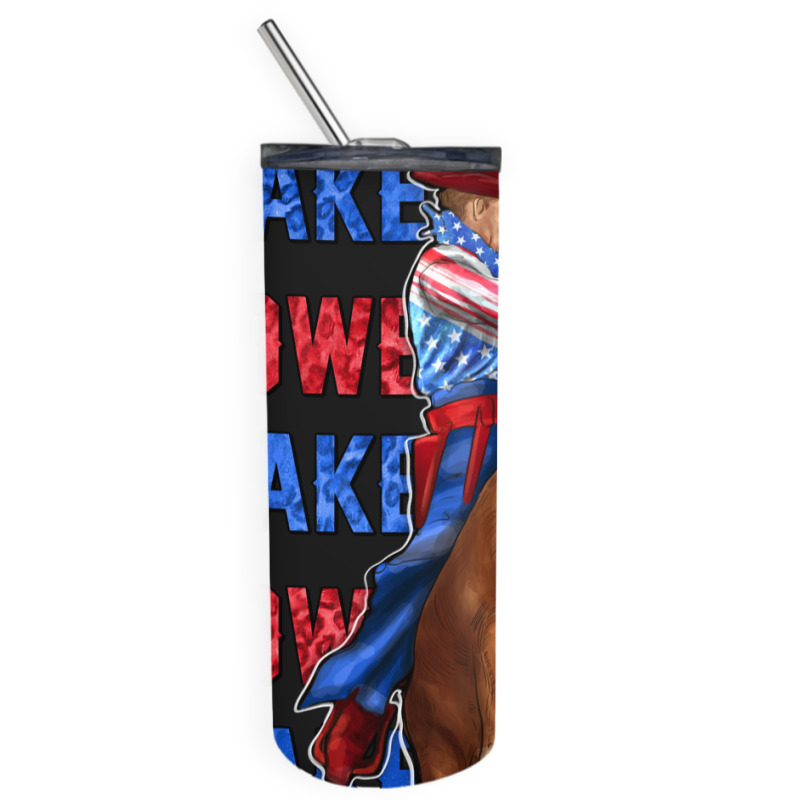 Make America Cowboy Again Skinny Tumbler | Artistshot