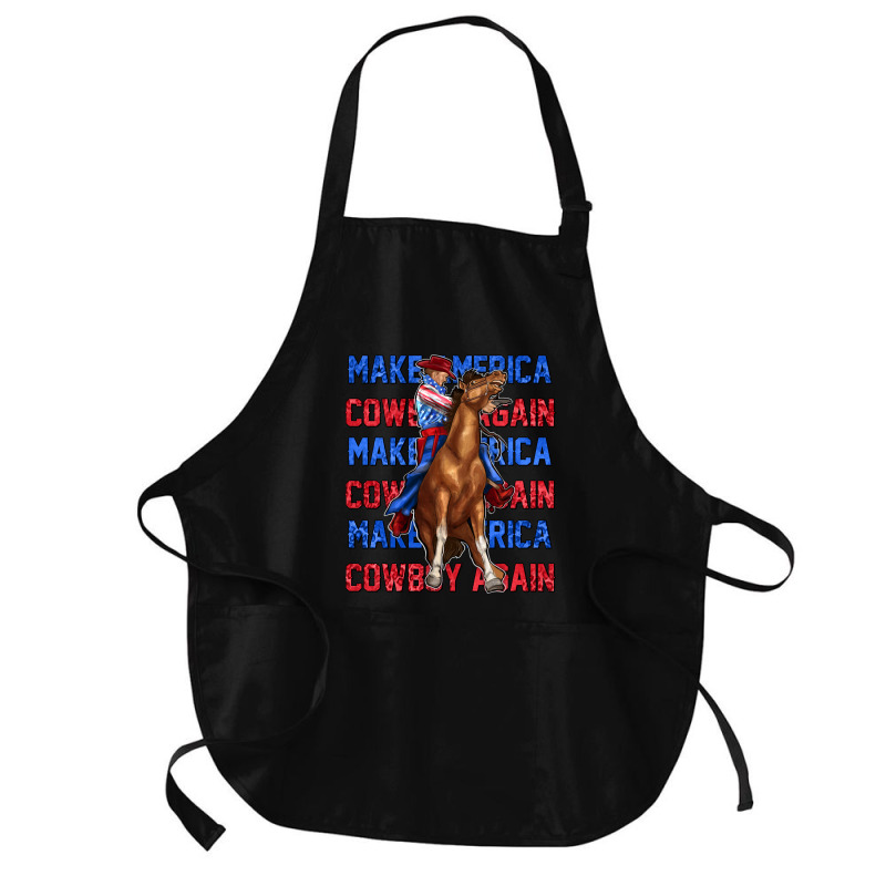 Make America Cowboy Again Medium-length Apron | Artistshot