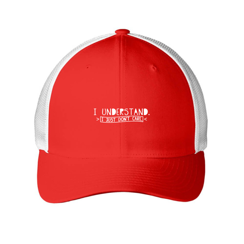 I Understand I Just Don't Care Mesh cap by kerenajun | Artistshot