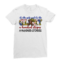 Its The Guts And Its The Glory A Hundred Stripes Ladies Fitted T-shirt | Artistshot