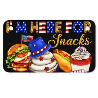 I M Here For Snacks And Freedom Motorcycle License Plate | Artistshot