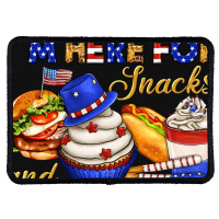 I M Here For Snacks And Freedom Rectangle Patch | Artistshot