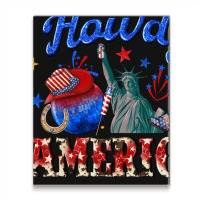 Howdy America Western Metal Print Vertical | Artistshot