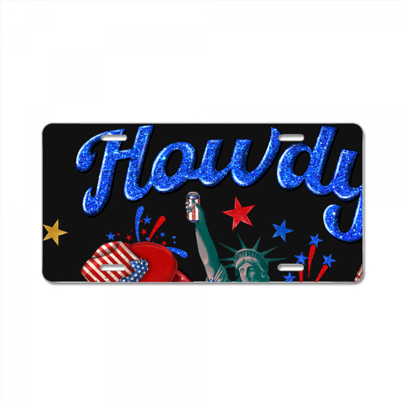 Howdy America Western License Plate | Artistshot