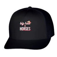 Womens Funny Horse Racing Fascinators Big Hats And Horses Ky Derby V N Trucker Cap | Artistshot